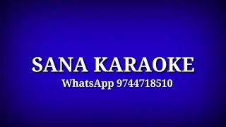 Thoomanju veena vazhiye karaoke 18am padi