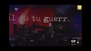 Carlos Rivera con su canción Grito de Guerra del álbum Guerra en Festival de Viña del Mar 2019