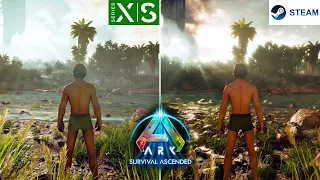 XBOX 4K HDR10 vs PC 4K EPIC SETTINGS GRAPHICS COMPARISON DEEP DIVE Ark Survival Ascended