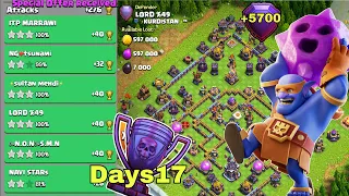 legend league attacks august season days17|Super bowler smash attack th15|clash of clans