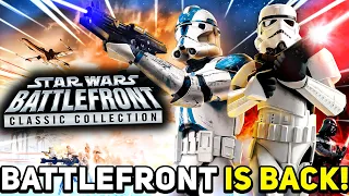 STAR WARS BATTLEFRONT IS BACK! Star Wars Battlefront Classic Collection DETAILS, AND NEWS! NEW GAME!
