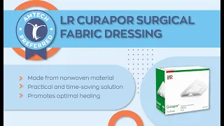 L&R Curapor Surgical Fabric Dressing