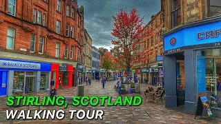 [4K] Stirling, Scotland (2022) - City Centre/Old Town Walking Tour