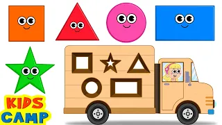 Best Learning Videos for Toddlers | Learning Colors and Shapes for Kids with Wooden Truck Toy