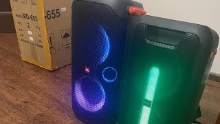 JBL PartyBox 110vs Mivo md 655, личное мнение