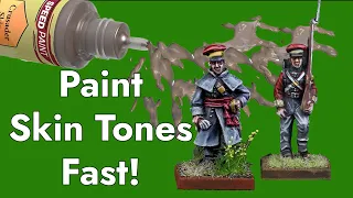 [THE BEST SPEEDPAINT SKIN TONE]-The Ultimate Lightning Fast Way to Paint Caucasian Flesh | Wargaming