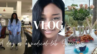 VLOG 7: A DAY IN THE LIFE OF MEDICAL SCIENTIST|| WORK IN THE LAB., UNBOX(VLOGER KIT)& BRIDAL SHOWER
