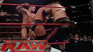 Randy Orton & Umaga vs Triple H 2-on-1 Handicap Match RAW Oct 29,2007