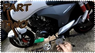 Chain And Sprocket Change - Keeway RKV 125 (Part 2)