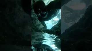 Diver discovers mysterious underwater puddle of unknown fluid #shorts