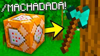 📜 5 TRUQUES COM BLOCO DE COMANDO PARA FAZER NO MINECRAFT