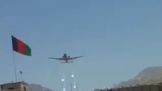 US Air Force A-10 Warthog Low Pass in Afghanistan.