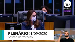 Plenário - Concluída votação de MP que permite pagamento antecipado em licitações - 01/09/2020 14:37