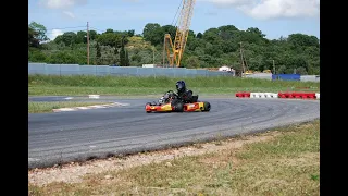 Birel 125 shifter at kartodromo