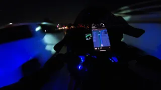 2021 Yamaha R1 Night Ride POV (Pure Music)