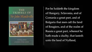 The Travels of Sir John Mandeville The version of the Cotton Manuscript. Audiobook, full length