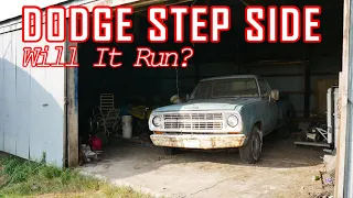 Barn Find 1979 Dodge D100 Step Side - Will It Run and Drive Home?