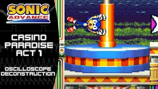 Sonic Advance (GBA) - Casino Paradise Act 1 - Oscilloscope Deconstruction