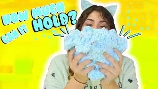 HOW MUCH CAN SLIME HOLD PART 2 | Floam, Fishbowl, glitter | Slimeatory #161