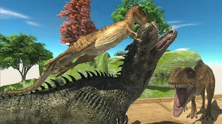 A day in the life of Carcharodontosaurus - Animal Revolt Battle Simulator