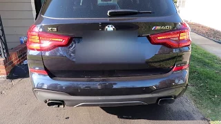 2018 BMW X3 M40i COLD START **SOUNDS MEAN*** M2 ENGINE