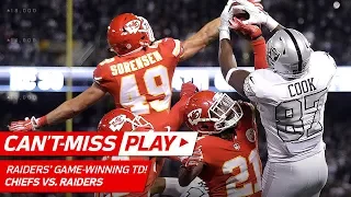 A Series of Unbelievable Plays Cap Off Raiders' Game-Winning TD Drive! | Can't-Miss Play | NFL Wk 7