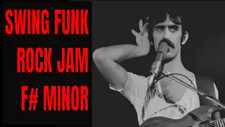 I'm the Slime Jam Frank Zappa Guitar Backing Track (F# Minor)