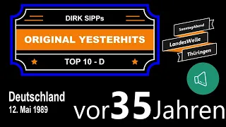 Original Yesterhits Top Ten Germany vor 35 Jahren