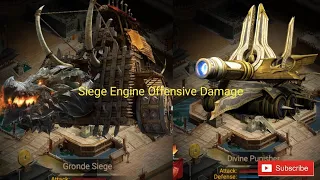 Clash of Kings: Guide on Siege Engine Offensive Damage.Secrets many don't know😱😱