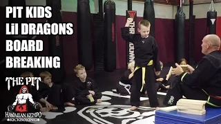 The Pit Martial Arts: Pit Kids Board Breaking, Lil Dragons Class - July 30, 2015