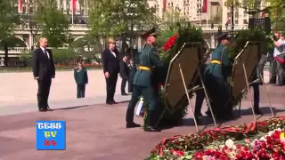 Путин и Меркель возложили венки к Могиле Неизвестного Солдата!