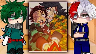 Class 1A React to Demon Slayer // MHA // Gacha club