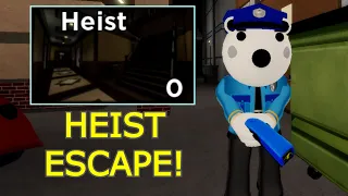 How to ESCAPE THE HEIST MAP + ENDING CUTSCENE in PIGGY! - Roblox