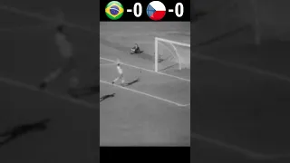 1962 FIFA World Cup Final Brazil VS Czechoslovakia Highlights #youtube #shorts #fifawcfinal