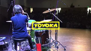 YOYOKA's Improvised Drum Solo / Guest performance at John Muir Middle School on September 22, 2023