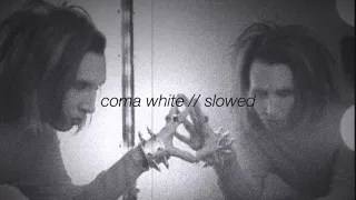 coma white [slowed // pitch + reverb] marilyn manson