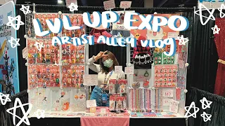 LVL UP EXPO Artist Alley 2023 | How I pack inventory for flying to cons
