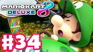 Lightning Cup 200cc! Baby Luigi! - Mario Kart 8 Deluxe - Gameplay Walkthrough Part 34