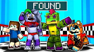 Finding SHATTERED Glamrock Freddy in Minecraft Security Breach