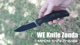 WE Zonda w/ Timascus Folding Knife 1-Minute Preview | Atlantic Knife