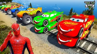 GTA V Epic New Stunt Race For Car Racing Challenge by Trevor and Shark #5555