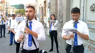 marcia vivacità da maestro Alfredo Milazzo c.i.m la processione Madonna del Carmelo 2022 😍😎