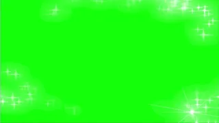 Green screen star radiance light - хромакей сияние звезд рамка