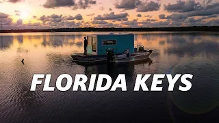 Camping in a House Boat in the Florida Keys