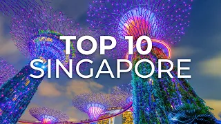 Top 10 Things To Do In Singapore, Travel Guide 4K Video