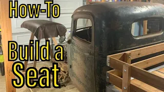 How To Build a Seat Leather Truck Bench Seat