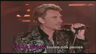 Johnny Hallyday   Allumer le feu   vidéo clip   Karaoké  1