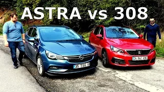 Opel Astra vs Peugeot 308 - Karşılaştırma