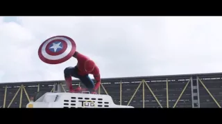 Spider-Man's Super hero landing