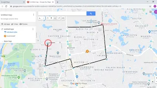 How to mark, pin or draw line on Google Maps